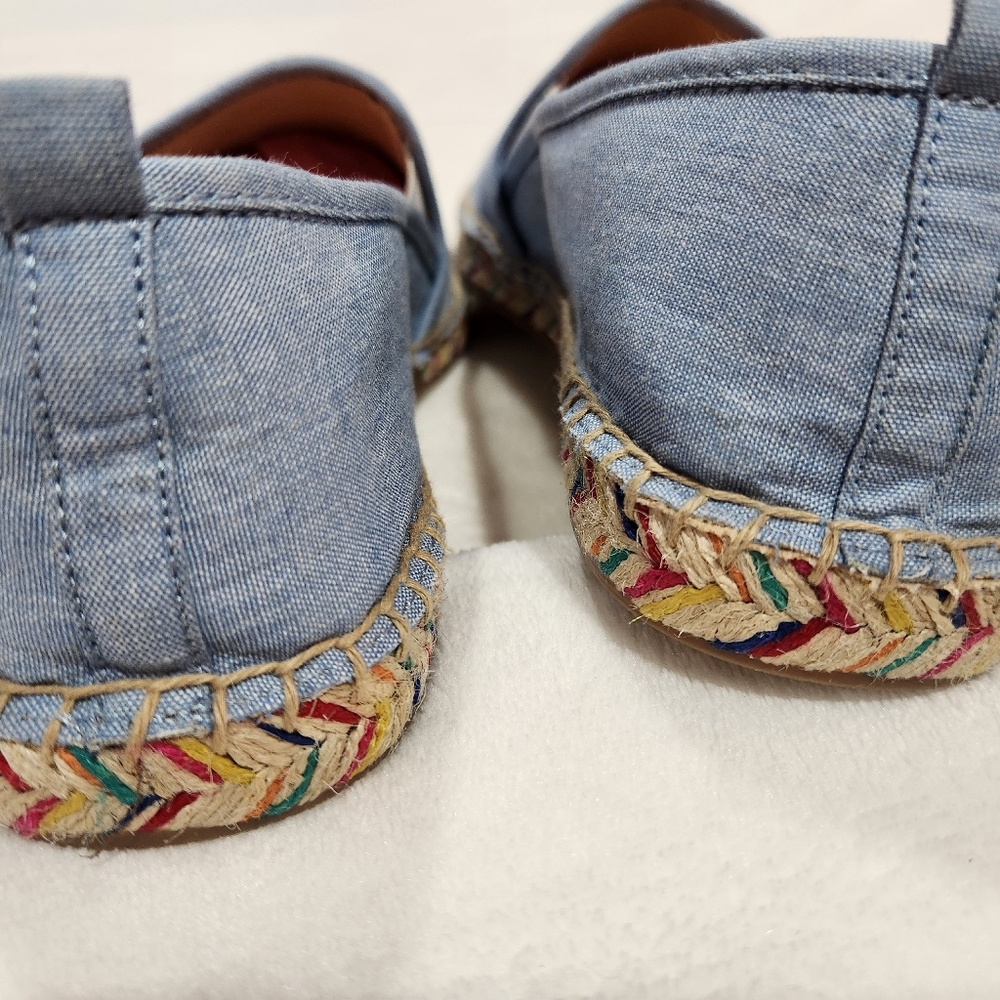 Talbots Women's Blue Espadrils Flat Slip-On Shoes, Size 8 - Picture 7 of 11